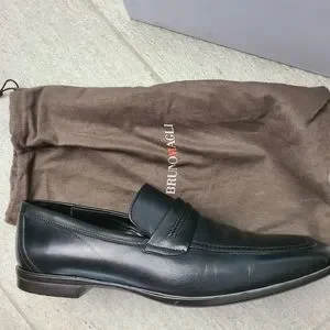 Bruno Magli designer mens shoes new in original box Bruno Magli mens Marcelo Deerskin shoes,black,size Us 12 M  main image 3